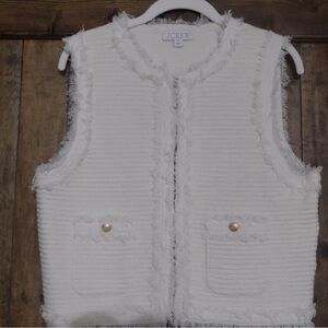 J. Crew Cream Vest